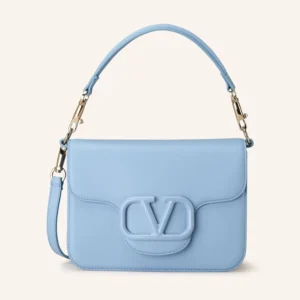 Premium Imported V Logo Signature Shoulder Blue Bag