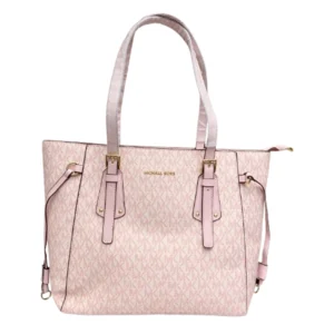 Premium Imported Voyager Medium Logo Tote Pink Bag