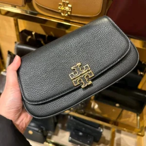 Designer-inspired Britten Convertible Crossbody Black Hand Bag