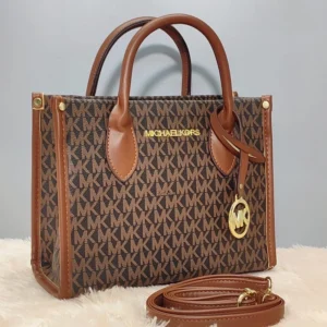 Designer-inspired Mirella Small Tote Crossbody Coffee Bag