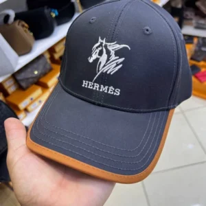 Premium Imported Horse Logo Baseball Black Cap