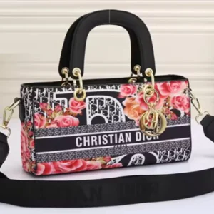 Premium Imported Lady D-Joy Printed Multicolor Sling Red Bag