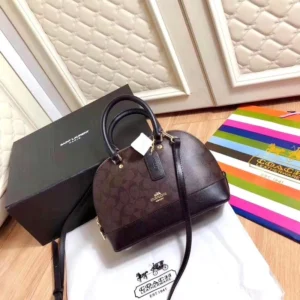 Premium Imported Mini Sierra Signature Satchel Coffee Black Bag