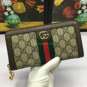 Premium Imported Ophidia GG Supreme Signature Stripe Wallet