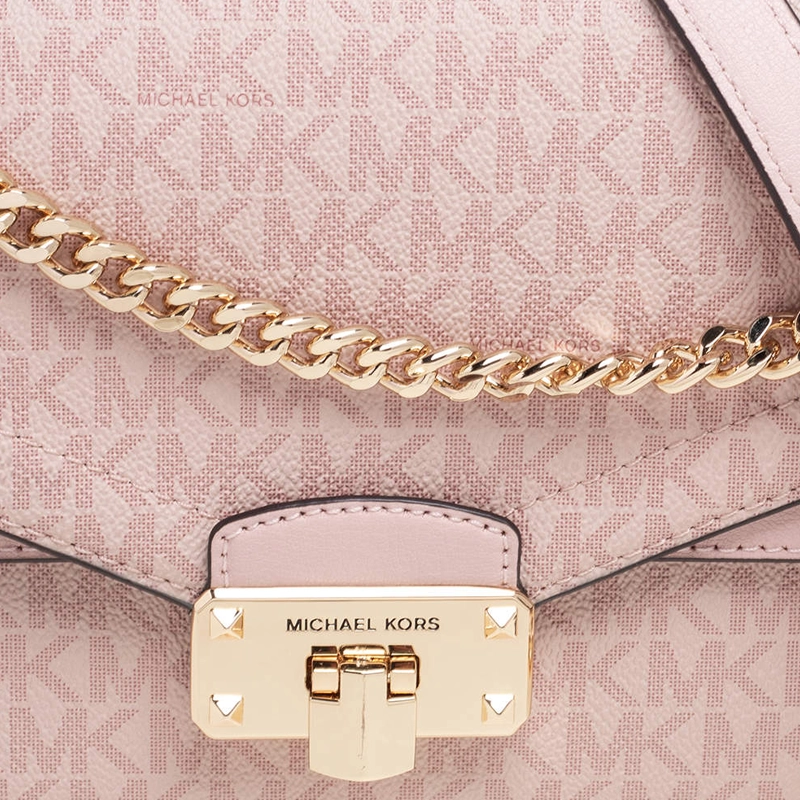 Designer-inspired Kinsley Signature Shoulder Pink Hand Bag