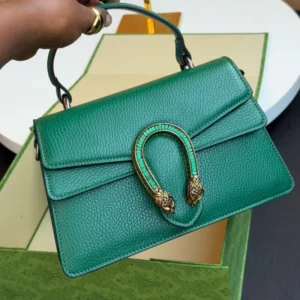 Designer-inspired Mini Dionysus Top Handle Satchel Green Bag