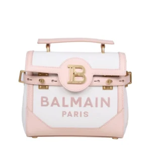 High End B-Buzz 23 Canvas Leather Shoulder Pink Bag