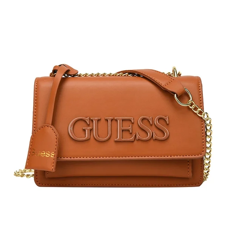 High End Solid Color Square Crossbody Shoulder Red Bag