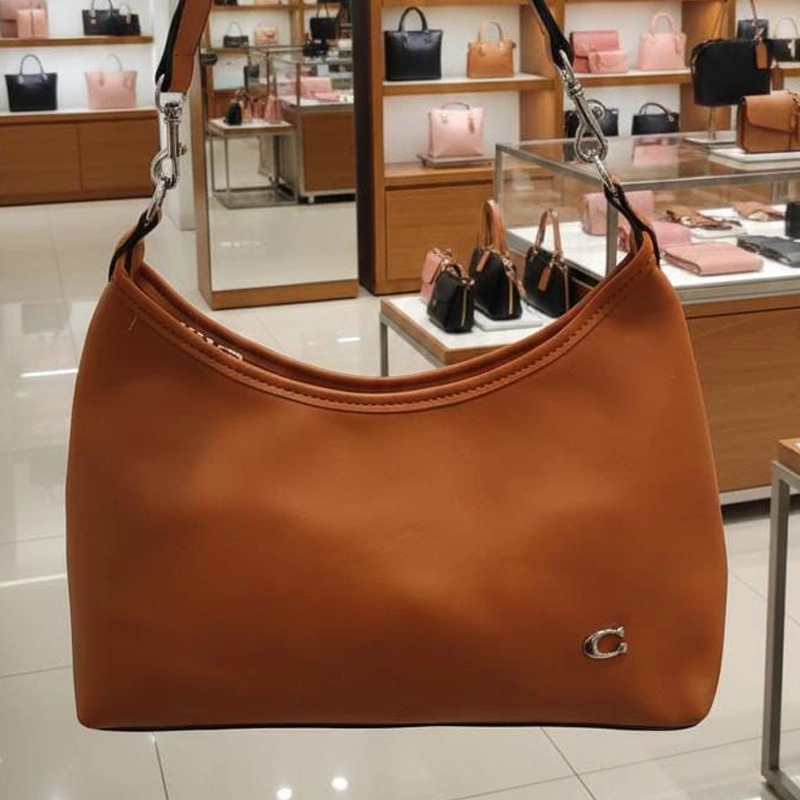 High End Womens Juliet Shoulder Brown Handbag