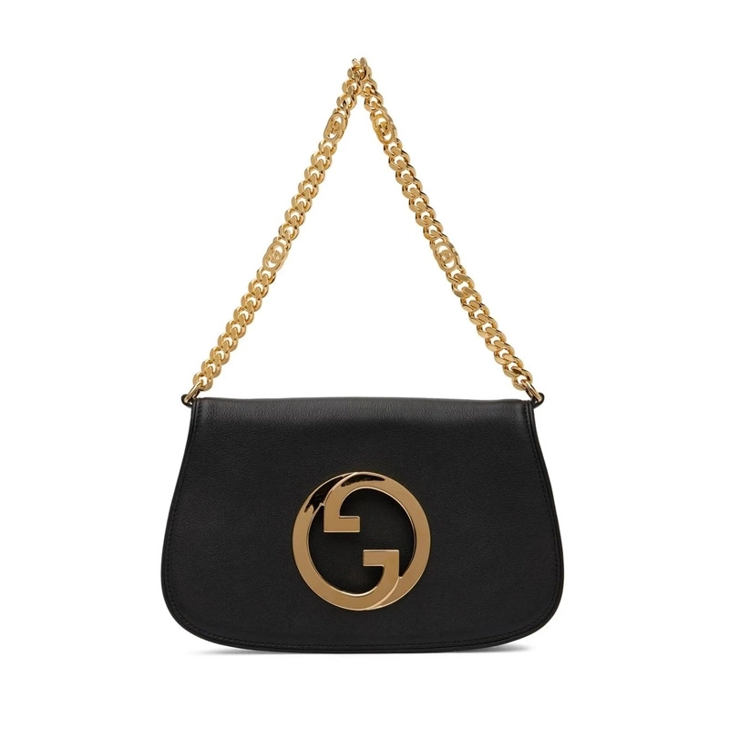 Premium Imported Blondie G Logo Shoulder Black Bag