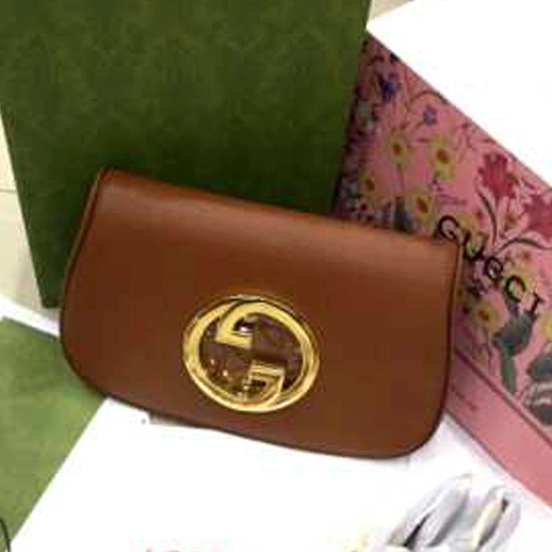 Premium Imported Blondie G Logo Shoulder Brown Bag