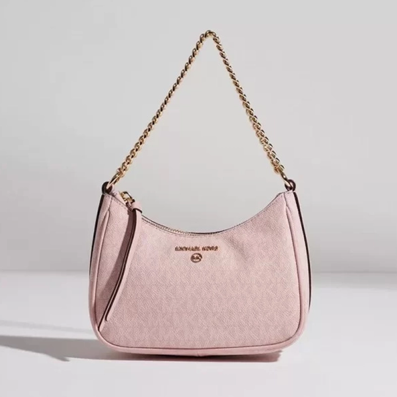 Premium Imported Jet Set Charm Small Logo Shoulder Pink Bag
