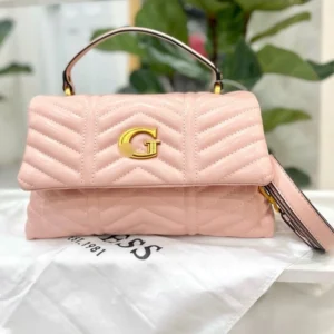 Premium Imported Lovide Quilted Girlfriend Satchel Pink Bag