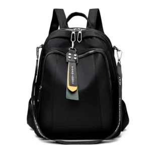 Premium Imported Stylish Oxford Black Backpack For Women