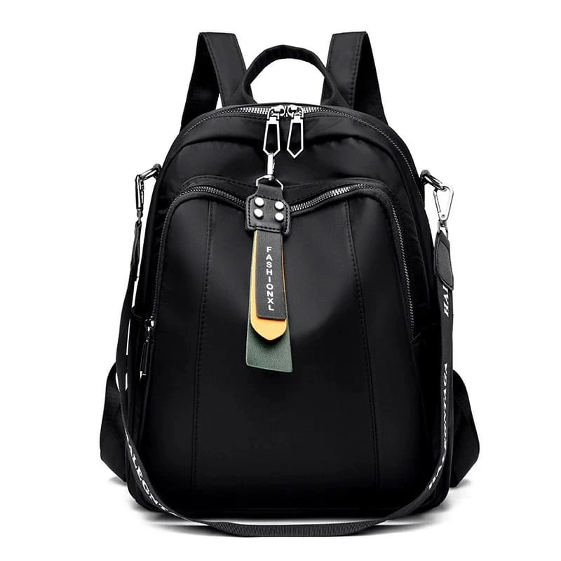Premium Imported Stylish Oxford Black Backpack For Women