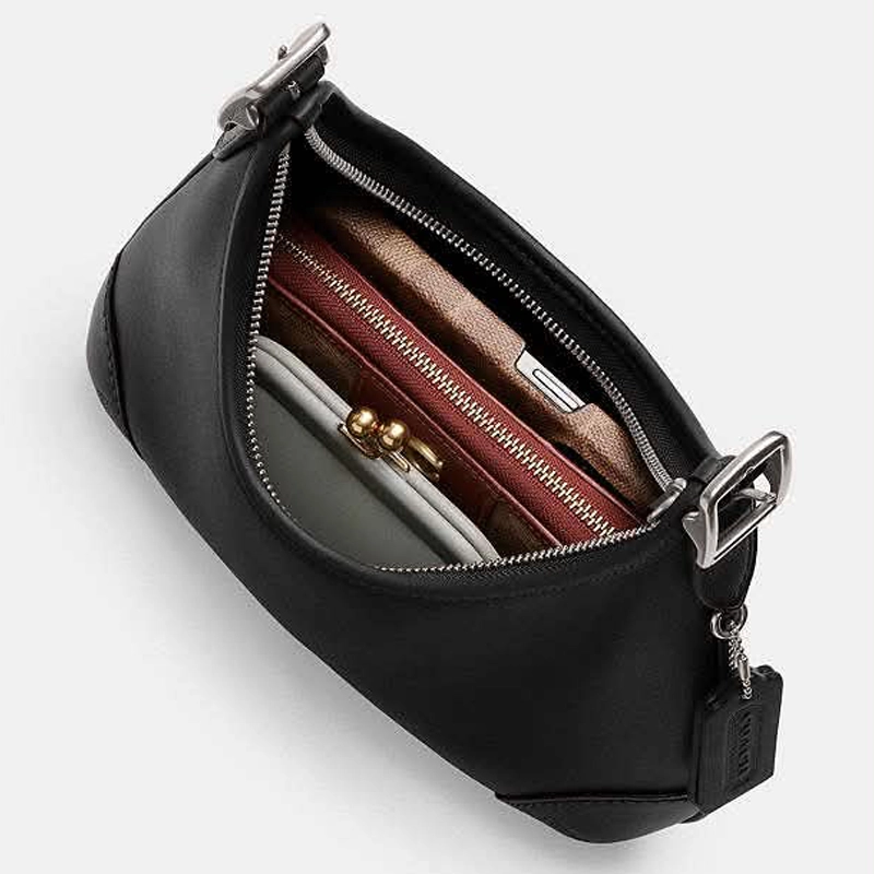 Designer-inspired Hamptons Hobo Shoulder Black Hand Bag