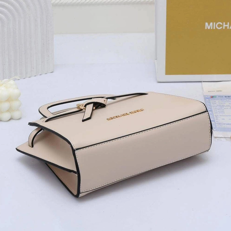 High End Emilia Small Satchel Apricot Bag