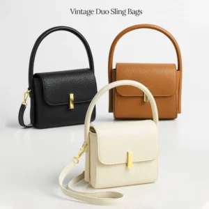 High End Luxury Faux Leather Sling Bags