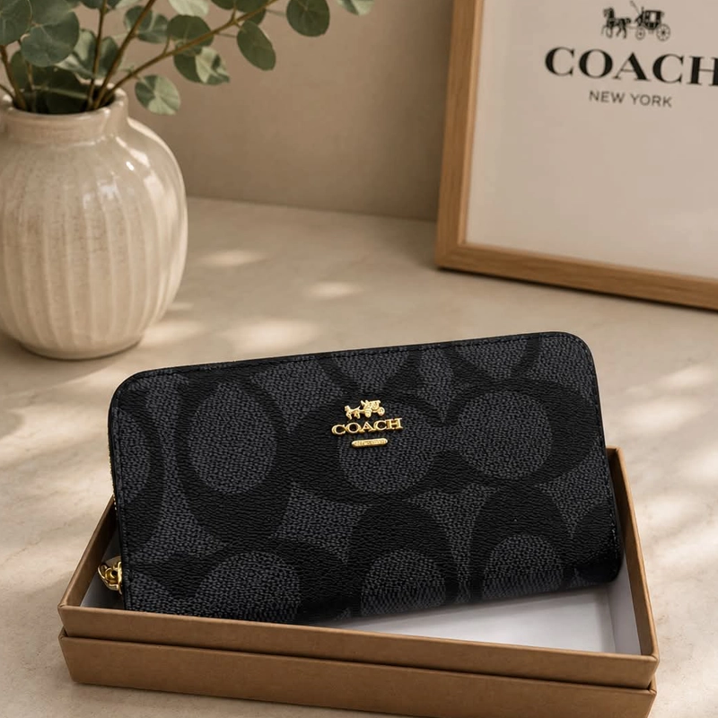 Premium Quality Jumbo Signature Black Wallet