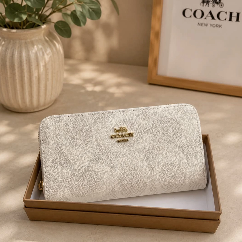 Premium Quality Jumbo Signature Cream Wallet