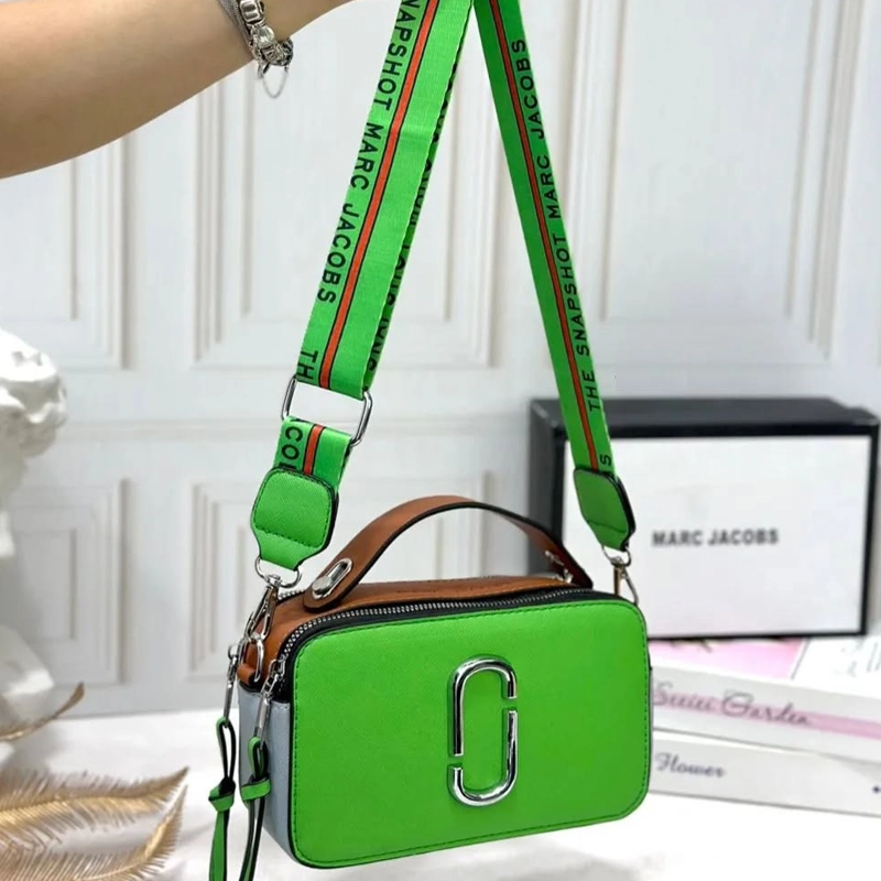 Designer-inspired MJ Snapshot Camera Crossbody Green Bag