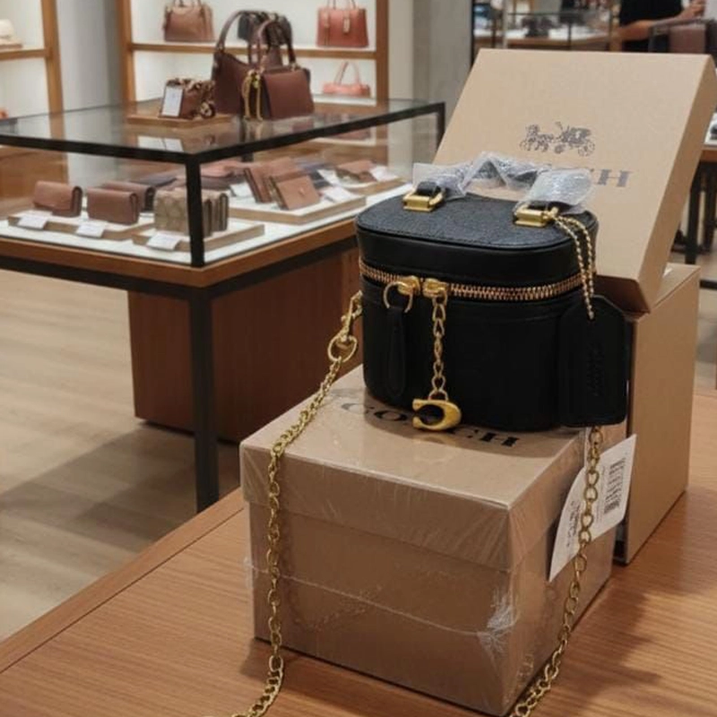 Premium Imported Trail Crossbody Black Bag