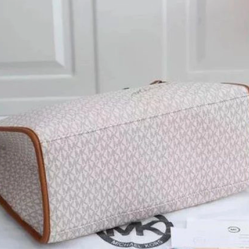 Premium Quality Blush Whisper Luxe Logo Tote White Handbag