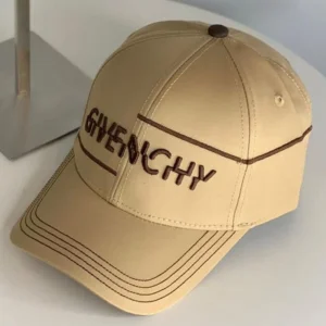 High End Logo Baseball Beige Cap