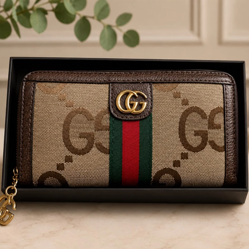 Mirror Quality Ophidia GG Supreme Jumbo Signature Wallet